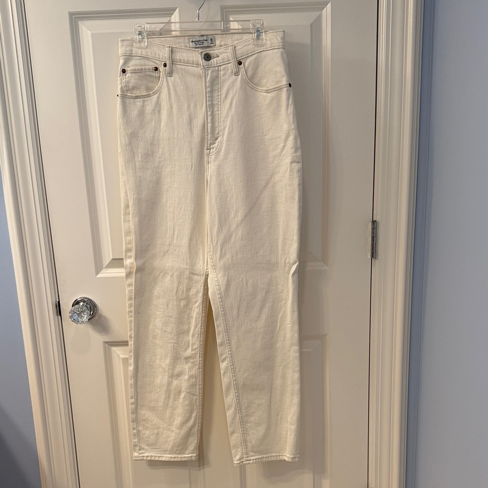Abercrombie and Fitch, The Ankle Straight Ultra High Rise Jeans